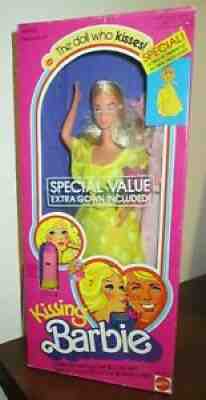 VINTAGE BARBIE RARE 1978 KISSING BARBIE..RARE  NRFB EXCELLENT