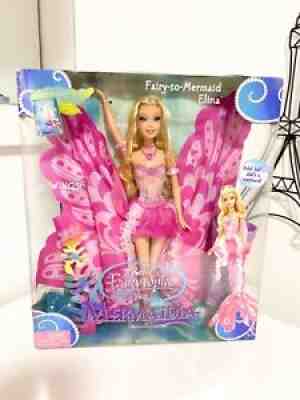 Barbie Elina Mermaidia 2006 / Fairy to Mermaid NRFB / HTF ON HOLD !!!