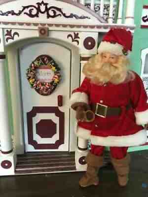 Barbie Christmas House Victorian Repaint Coke Santa Happy Family Grandma LOT