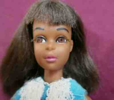 Vintage Barbie Doll - Vintage 1100 Black Francie Doll