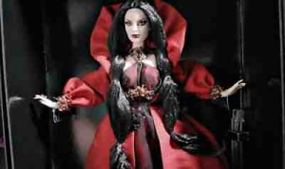 2 dolls Barbie Haunted Beauty VAMPIRE and Tokidoki Gold Label
