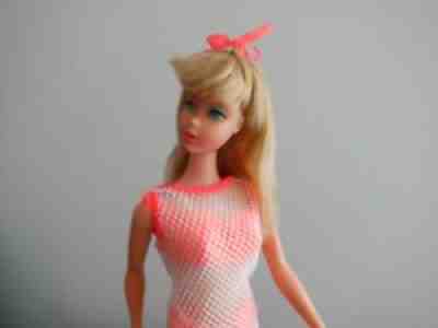 1967 Twist & Turn Sears Beautiful Blues RARE BARBIE DOLL BLUE EYELINER Mattel
