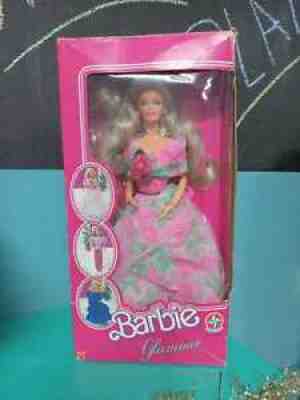 Barbie Estrela Glamour Floral Dress 19889 Rare Brazil First Wave