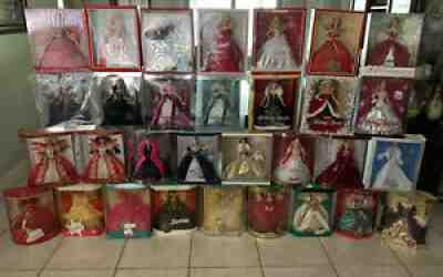1988 - 2015 HOLIDAY BARBIES LOT COLLECTION 31 DOLLS SET NEW Local Pick-up Only