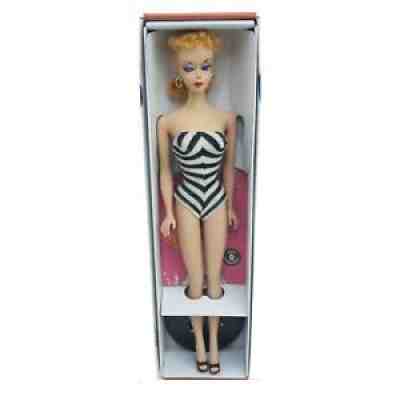 Vintage PONYTAIL Barbie #1 Minty 1959 Blonde No Retouches No Fade Original Stand