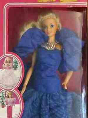Barbie Estrela Glamour Gala Blue Gown 1989 Rare Brazil NRFB