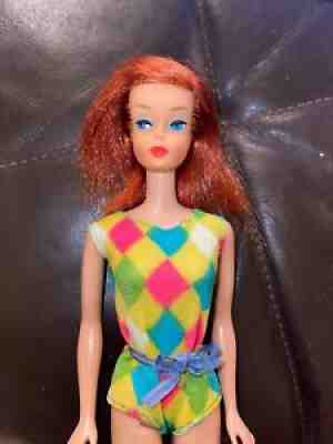 Vintage Color Magic Barbie RARE VHTF Midnight Ruby Red in original bathing suit