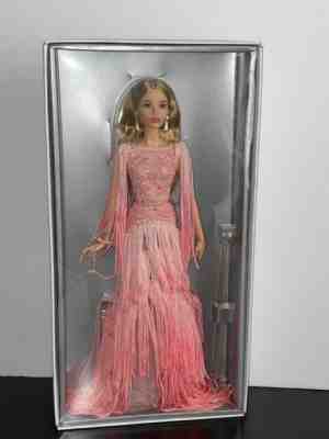 2016 BLUSH FRINGED GOWN BARBIE NRFB PLATINUM EDITION