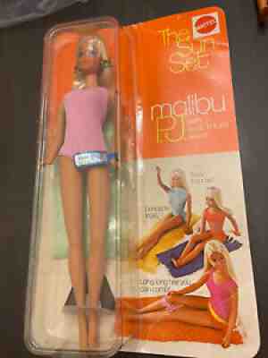 Barbie Mattel Malibu PJ Doll MOC New! 1970 #1187 New On Card Vintage Doll