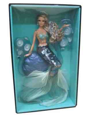 Gold Label The Mermaid 2012 Barbie Doll W3427 Mint in Mattel Shipper Box