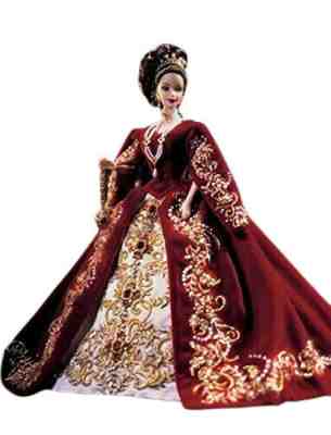 Mattel 27028 Imperial Splendor 2000 Faberge Porcelain Barbie and Imperial Grace.