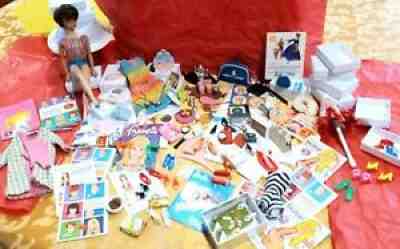 Vintage Barbie Lot HTF American Girl Doll Bubble Cut Clothes Japan HeelAccessory