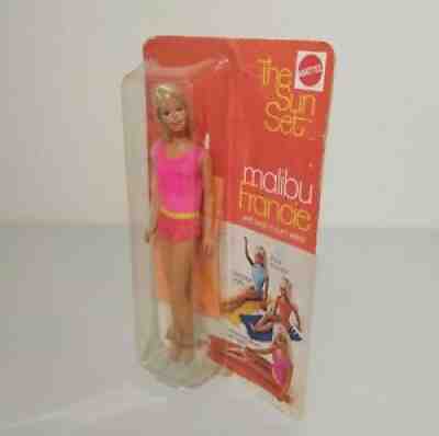 Barbie The Sun Set Malibu Francie Doll Twist N' Turn Waist New NRFB 1970 #1068