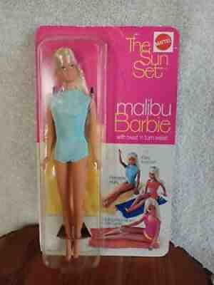 The Sun Set 1970 NRFB Vintage Malibu Barbie Doll #1067