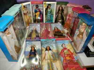 16 Barbie Princess Dolls of World India French Nile Greece Africa Incas new NIB