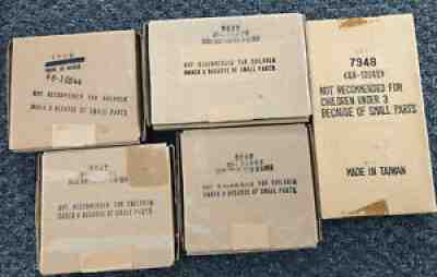 Vintage 1970â??s Mattel Barbie..5 Barbie & Ken Fashion Sets In Shipper Boxes MIB