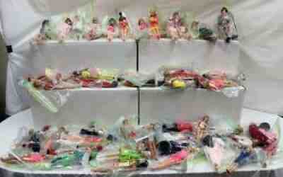 Vintage 60's/70's Barbie Doll lot of 50: Ken, Francie, Julia & More NR