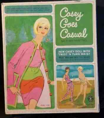 Genuine Vintage Barbie/Casey #3304 Sears Casey Goes Casual Gift Set 1967 HTF