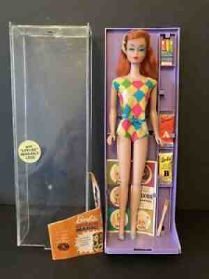 RARE VHTF Vintage Barbie Mattel Color Magic Midnight Ruby Red Doll Case VG-EXC