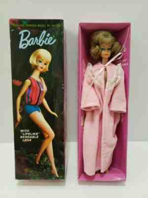 Vintage 1958 Barbie Doll With Box (Does Not Belong To Doll)