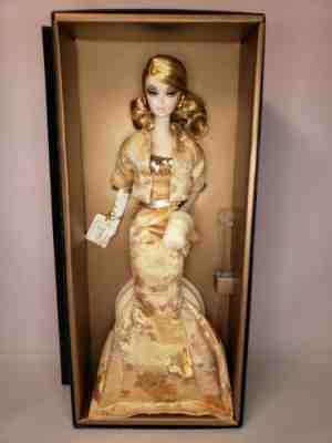 GOLDEN GALA SILKSTONE BARBIE DOLL 2009 50TH ANN. CONVENTION MATTEL N6620 NRFB