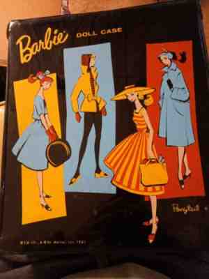 Vintage 1960's Barbie Doll Case and Make up/Train Case