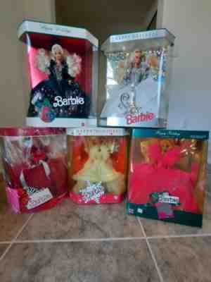 1988-2020 HOLIDAY BARBIE COLLECTION (34 NEW, NEVER-OPENED PACKAGED DOLLS)