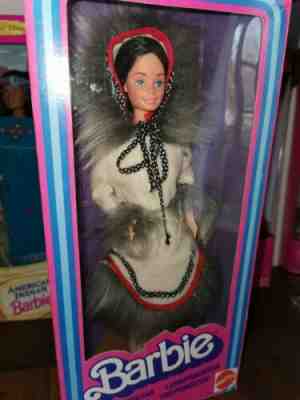 So rare vintage superstar snoprinsessa snowprincess eskimo barbie nrfb 1981