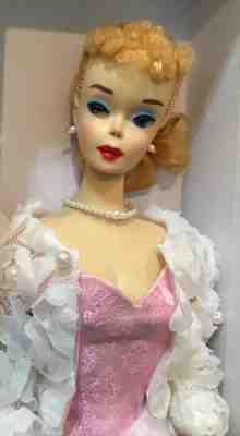 Vintage #3 Barbie Ponytail Doll on VHTF RARE BODY JAPAN ON HEEL IN SQUARE BOX