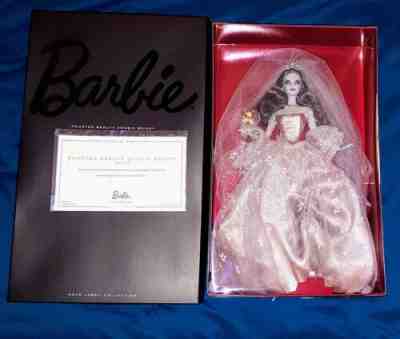 HAUNTED BEAUTY ZOMBIE BRIDE BARBIE DOLL. GOLD LABEL CERTIFICATE. MIB. 1 OF 6,600