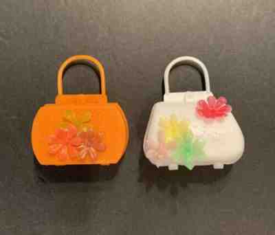 Vintage Barbie Clone Two Hong Kong Flower Purses