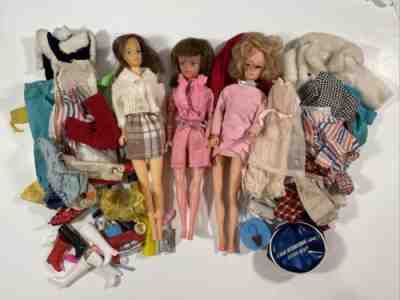 Vintage Barbie CLONE Maddie MOD HK Tressy - DOLL CLOTHING LOT TLC