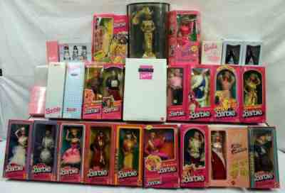 Barbie/Doll lot of 27: Golden Dream, Fabulous Fur, Fashion Jeans & More NR