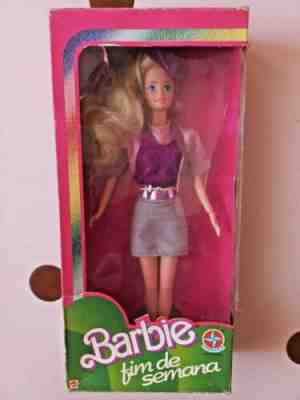 Barbie Estrela 1990 Fim de Semana Weekend Rare Brazil Excelent
