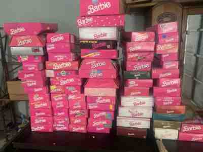 Barbie Doll mega lot! 95 Barbieâ??s in boxes/ never opened.
