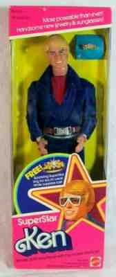VINTAGE 1977 BARBIE "SUPERSTAR" KEN DOLL w/SUNGLASSES & BONUS RING #2211 - NRFB