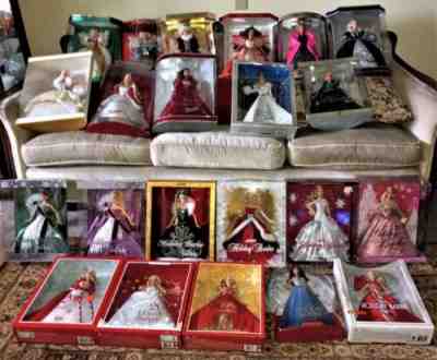 Lot Happy Holiday Barbie Dolls NRFB 1994-2010; 2013 2014;2015 2019 RARE L@@k!