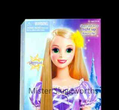 New Disney Princess Rapunzel Tangled Fairytale Friend Flower Clip 3" Set of 4