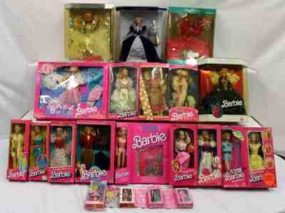 Barbie/Doll lot of 21: Funtime, Magic Curl, Crystal, Angel Face & More NR