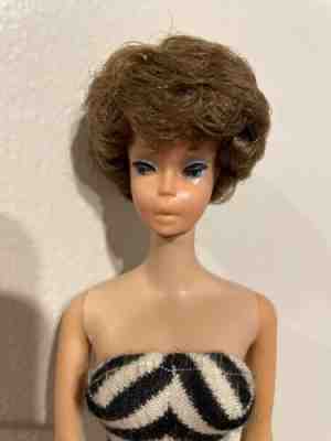 Vintage Brownette Barbie Zebra SS Shoes Glasses Stand Booklet