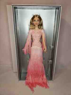 BLUSH FRINGED GOWN BARBIE DOLL 2016 BFC EX PLATINUM LABEL MATTEL DWF52 NRFB