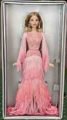 Barbie Blush Fringed Gown Platinum Label Doll 1 of 999 Fan Club Exclusive NRFB