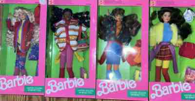 RARE! 1990 United Colors of Benetton Teresa #9408 W/Friends 4 Dolls/FREE Outfit