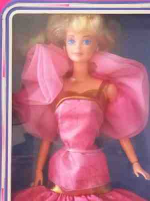 Barbie Estrela 1990 Moda Festa Pink Dress Gala Rare Brazil Excelent