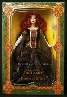 Deirdre of Ulster Barbie Doll Platinum Label Legends of Ireland Irish Celtic EX"