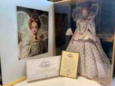 Queen Elizabeth I Barbie Doll & COA Gold Label 2004 NRFB B3425 Women of Royalty