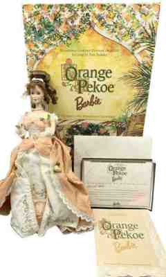 Orange Pekoe Barbie Doll Victorian Tea Porcelain COA ~ NRFB DBL