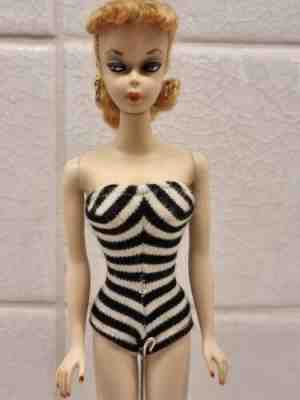 Vintage Barbie DOLL Original PONY TAIL DOLL #1 ###RARE ### 1959 EXCELLENT BLONDE