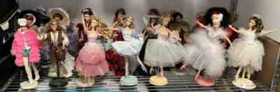 barbie dolls lot of 65+ bob mackie , scarlett Oâ??Hara ,70s etc