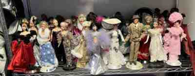 barbie dolls huge lot of 70+ Bob mackie , farberge imperial , harley ,opera,cher